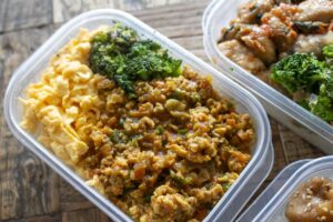 キーマカレーの丸ごと冷凍弁当