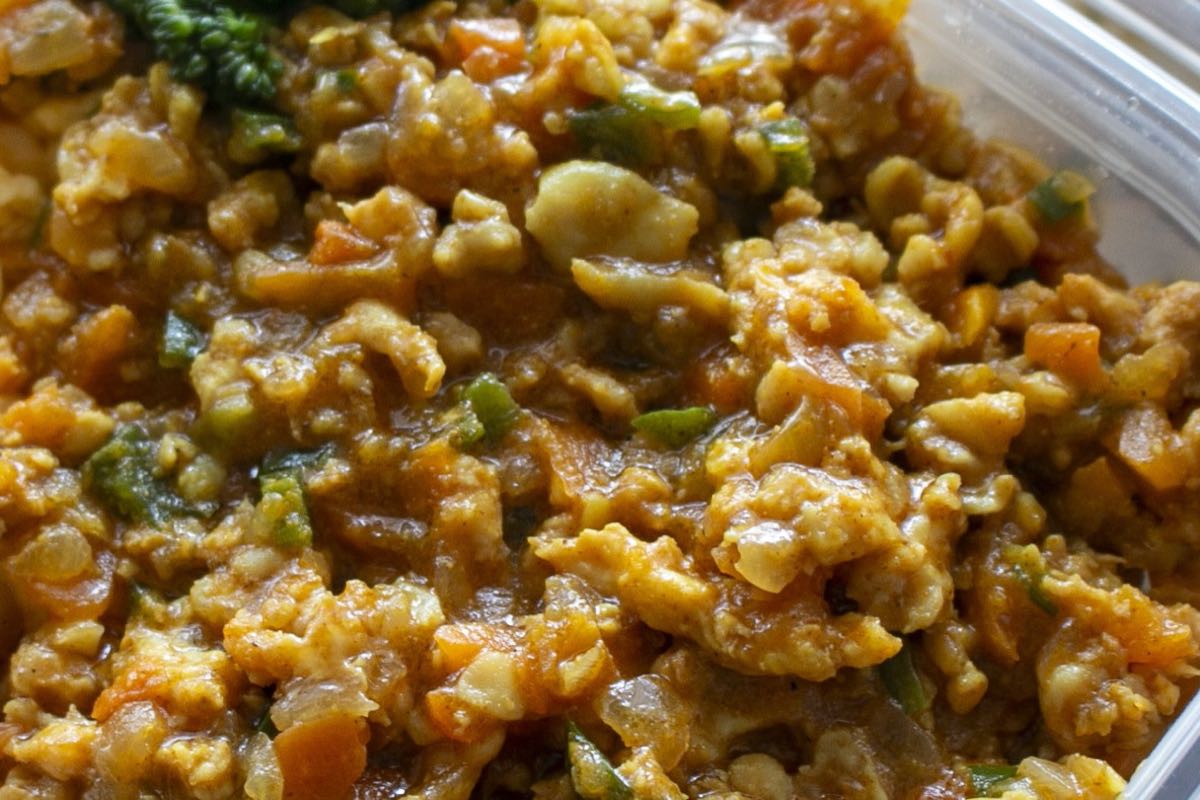 鶏ひき肉キーマカレー